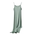 thumbnail image 1 of SEMPAI Summer Dress for Women Tank Dresses Sleeveless V-Neck Solid Maxi Summer Dresses for Women 2024 Mothers Favorite Simple Celebrate, 1 of 3