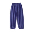 thumbnail image 1 of SEMPAI Women's Elastic High Waist Sweatpants Linen Pants Casual Jogger Lounge Pants Athletic Baggy Trousers with Pockets, 1 of 4