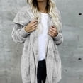 thumbnail image 1 of SEMPAI Womens Fleece Teddy Coats 2025 Trendy Hooded Winter Jacket Shaggy Faux Sherpa Cardigans Fashion Warm Clothes, 1 of 4