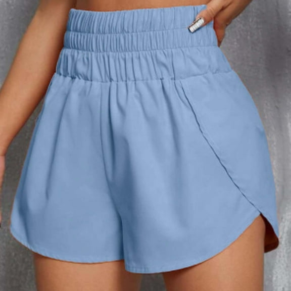 SEMPAI Womens Pants for WomenWide Leg Short High Womens Pants Pants Relaxed Trendy Solid Plus Size Mothers Day for Women Womens Pants