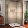 thumbnail image 1 of SEN987-CH-3838-10 Completely Frameless Shower Enclosure In Chrome, 1 of 5