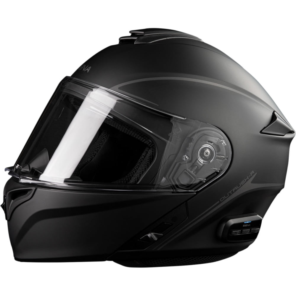 SENA Outrush R Modular Motorcycle Helmet Black LG Walmart