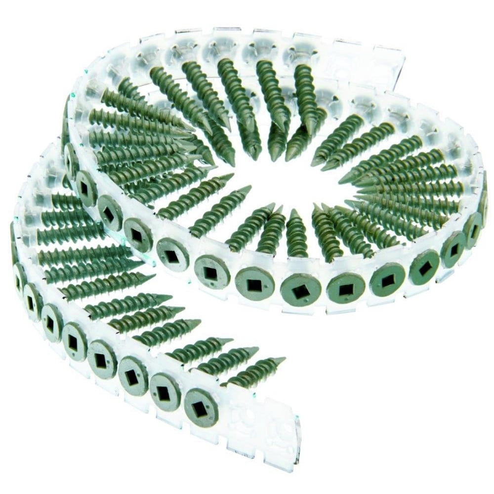 (1000-Pack) 8-Gauge 1-1/4 in. Collated Cement Board Screws