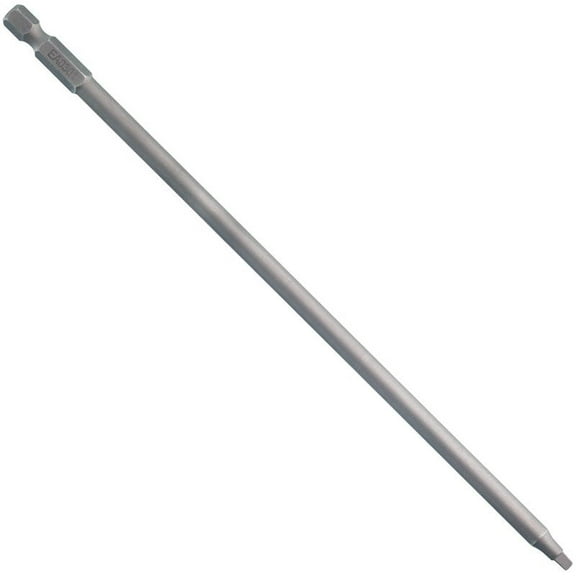 SENCO EA0301 Power Bit, Square Drive, 7.56 in Shank, Hex Shank, 7-1/2 in L, Steel