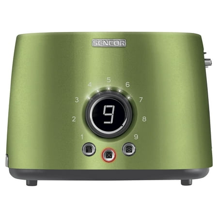 Sencor - 2-Slice Wide-Slot Toaster - Light Green