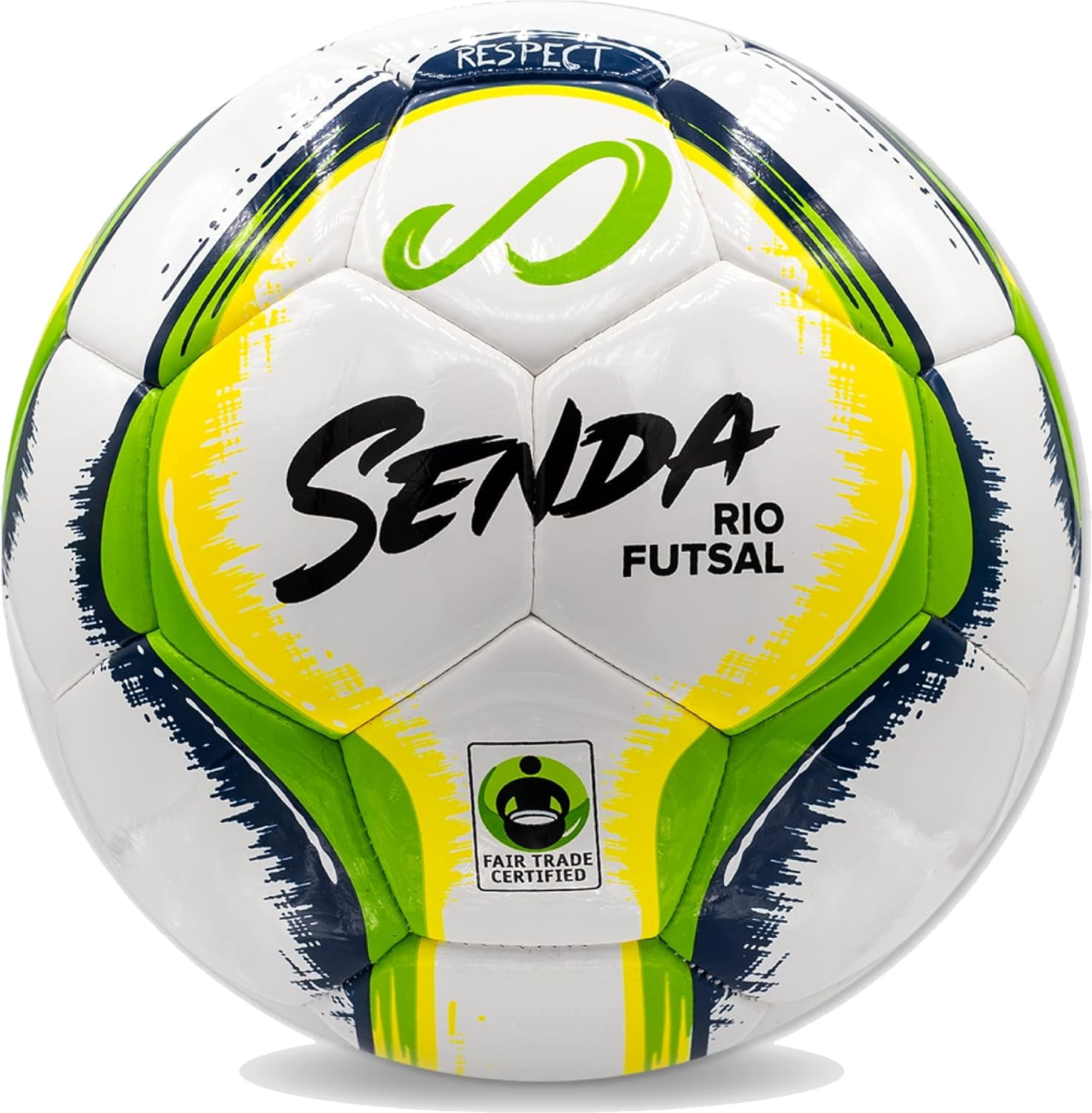 Senda Rio Match Low Bounce Green and Yellow Futsal Ball