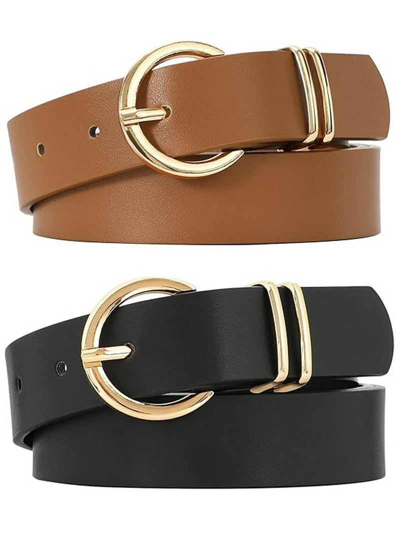 SENDEFN Women Leather Belts, Pin Buckle Waist Belt  display picture 3