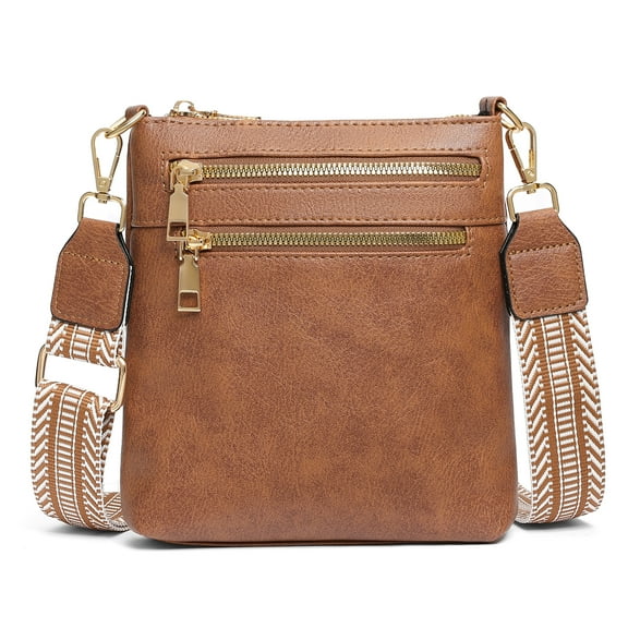 SENDEFN Crossbody Bags for Women Soft Leather Shoulder Bag, Spacious Cross Body Bag Women with Adjustable Straps