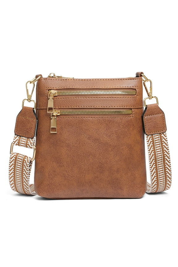 Crossbody Bags for Women Soft Leather Shoulder Bag, Spacious Cross Body Bag Women with Adjustable Straps