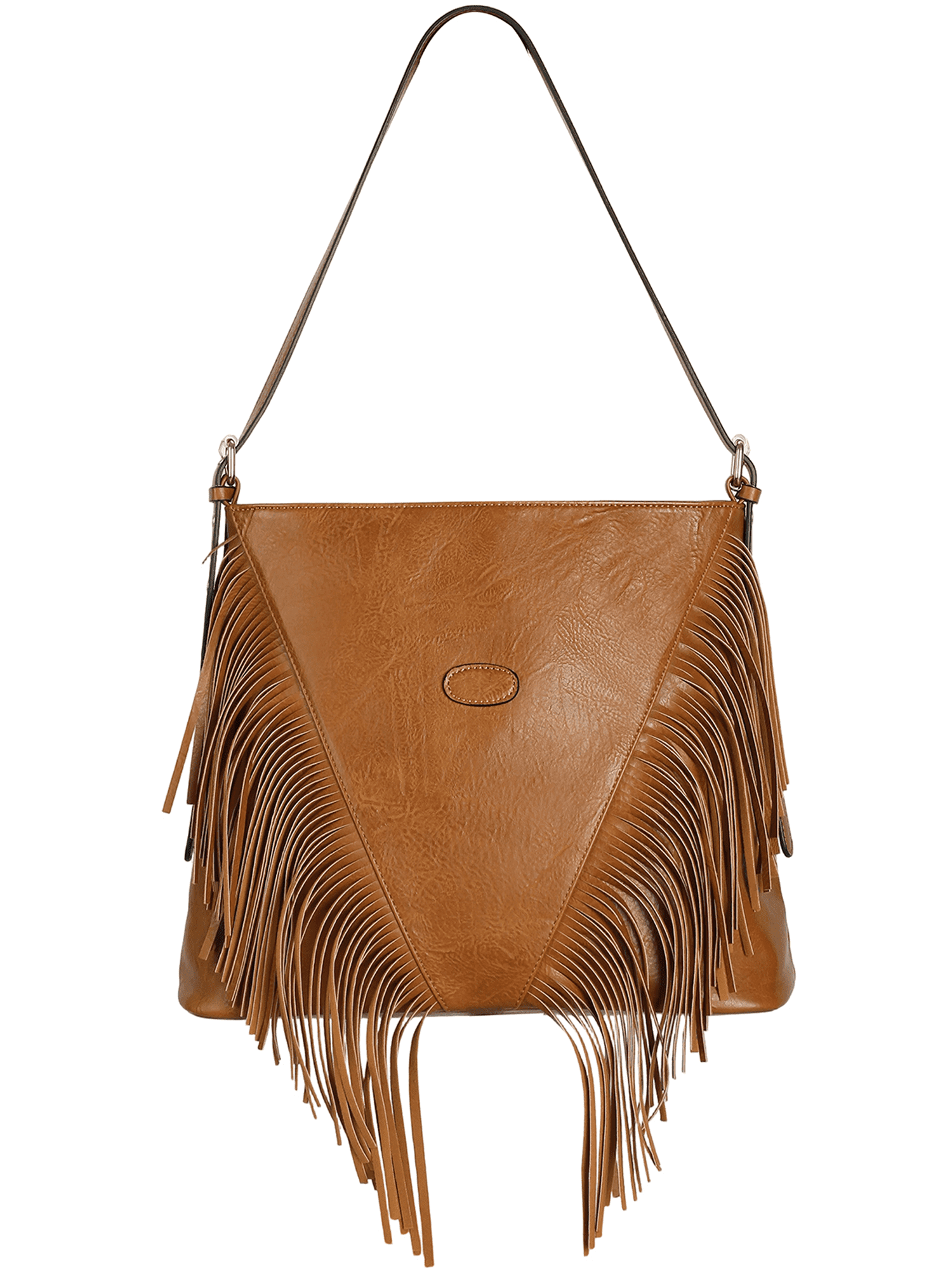 SENDEFN Fringe Hobo Bags for Women Vintage Leather Crossbody Bag Hippie Western Purses Tassel Shoulder Bag