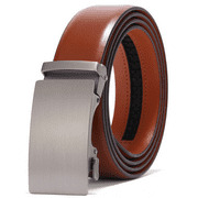 Men's Belts Leather Ratchet Dress Belts for Men Adjustable waist Trim to Fit Casual Belts with Gift Box