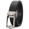 thumbnail image 1 of SENDEFN Men's Leather Dress Belt Work Business and Casual Automatic Adjustable Click Buckle Belts 1 3/8" Wide with Gift Box, 1 of 5