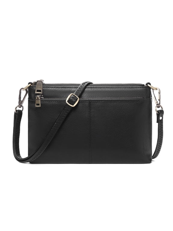 Small Crossbody Bags for Women Trendy Clutch Purse PU Leather Shoulder Bags with Adjustable Strap
