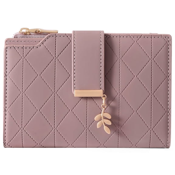 SENDEFN Small Wallets for Women RFID Blocking Leather Clutch Wallet Credit Card Holder Wallet with ID Window