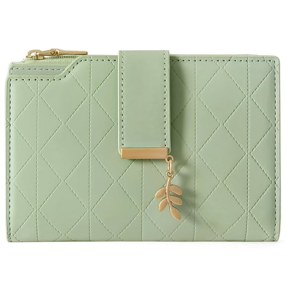 SENDEFN Small Wallets for Women RFID Blocking Leather Clutch Wallet Credit Card Holder Wallet with ID Window