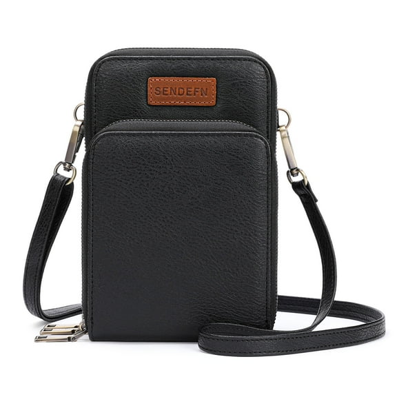 SENDEFN Vegan Leather Small Crossbody Bags for Women Cell Phone Bag Purses Shoulder Bag with Adjustable Strap