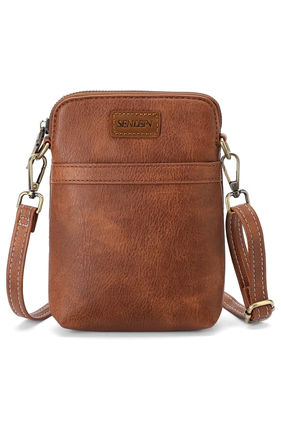 Vegan Leather Small Crossbody Bags for Women Designer Cell Phone Bag Purses Adjustable Strap