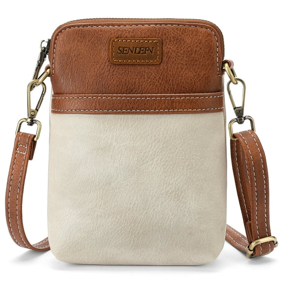 SENDEFN Vegan Leather Small Crossbody Bags for Women Designer Cell Phone Bag Purses Adjustable Strap