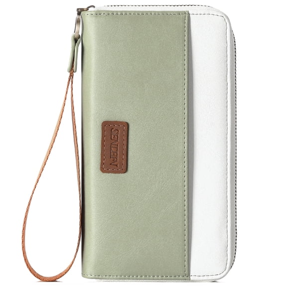 SENDEFN Wallet for Women Clutch Zip Around Credit Card Holder Leather Women's Wallet Large Capacity