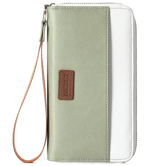 SENDEFN Wallet for Women Clutch Zip Around Credit Card Holder Leather Women's Wallet Large Capacity