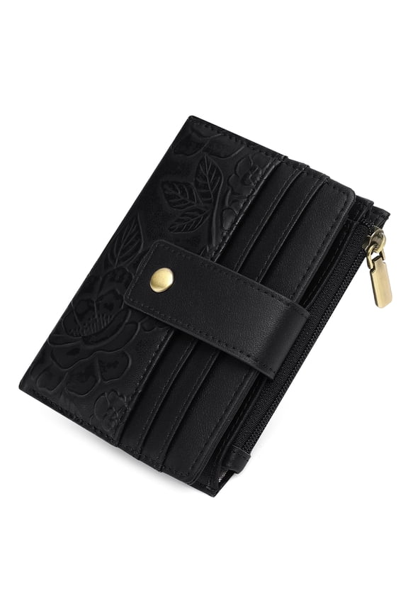 Wallet for Women RFID Blocking Leather Bifold Wallet Credit Card Holder for Women Ladies Small Wallet With Zipper Pocket