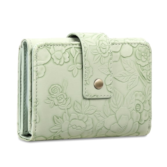 SENDEFN Wallets for Women Trifold Ladies Wallet Credit Card Holder Coin Pocket with ID Window