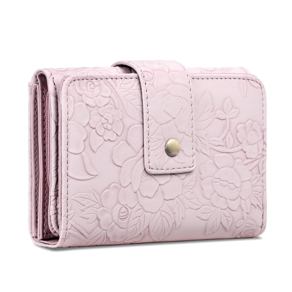 SENDEFN Wallets for Women Trifold Ladies Wallet Credit Card Holder Coin Pocket with ID Window