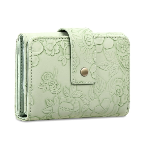 SENDEFN Wallets for Women Trifold Ladies Wallet Credit Card Holder Coin Pocket with ID Window