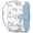 Blue, variant on SENDEFN Women Floral Flower Wallet Small Bifold Zipper Coin Pocket Purse RFID Credit Card Holder Purse with ID Windows