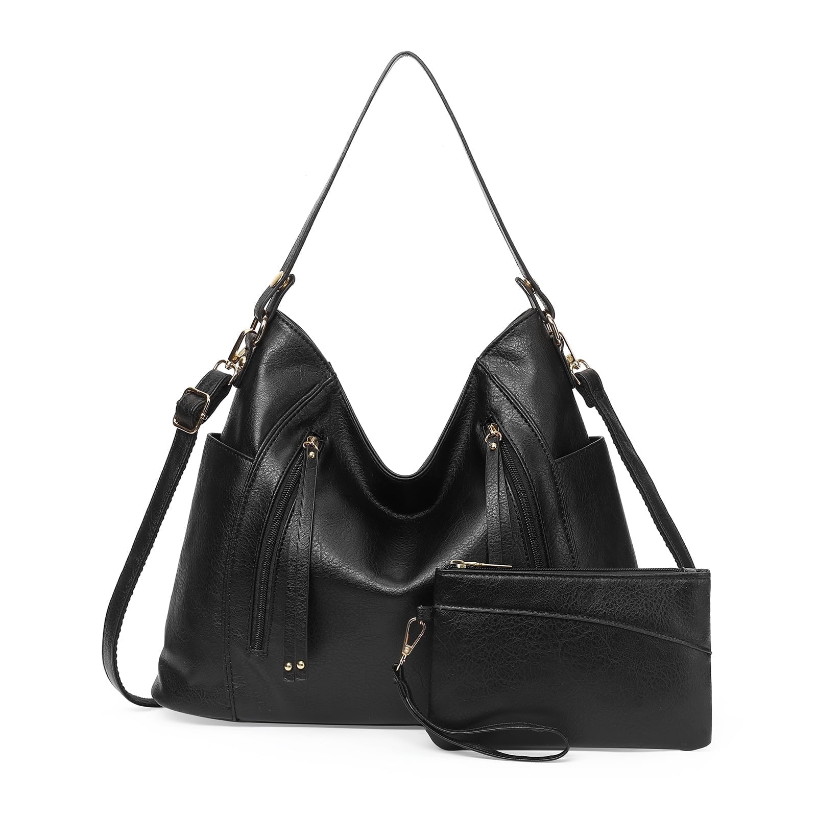 SENDEFN Women Tote Bag PU Leather Handbags Fashion Hobo Shoulder Bags ...