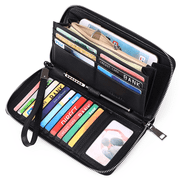 Sendefn Women Leather Wallets RFID Blocking Zip Around Credit Card Holder Phone Clutch