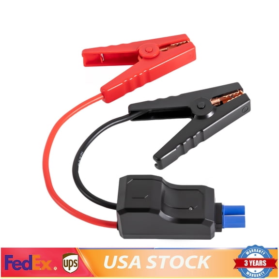 SENDERPICK 10AWG Battery Alligator Clips EC5 Jump Starter Cable, 12V Replacement Battery Clamps for Smart Battery Chargers, Portable Car Jump Start Battery Alligator Clips