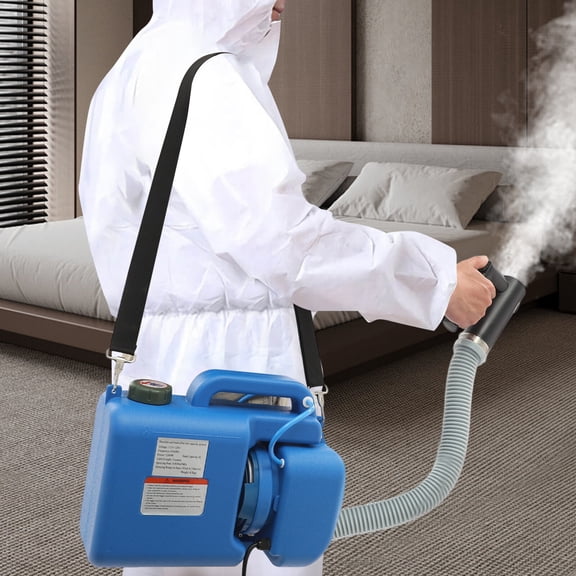 SENDERPICK 1200W 8L Electric ULV Fogger Sprayer with Shoulder Strap, Portable Corded Disinfection Machine for Commercial Sanitizing & Pest Control