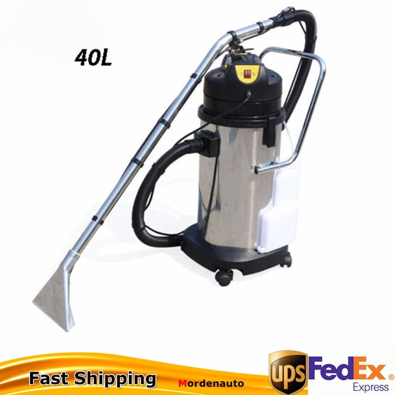SENDERPICK 3in1 40L Commercial Carpet Cleaning Machine,Vacuum Cleaner Extractor Washing Machine for Clean Carpets, Floors, Sofas, With Dust and Water Stains