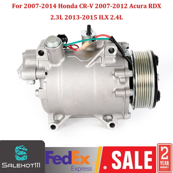 SENDERPICK AC Compressor TBVECHI AC A/C Compressor Air Conditioner Compressor Fit for Honda CRV 2007-2014 and Acura ILX RDX 2.4L 2007-2012 CO 4920AC