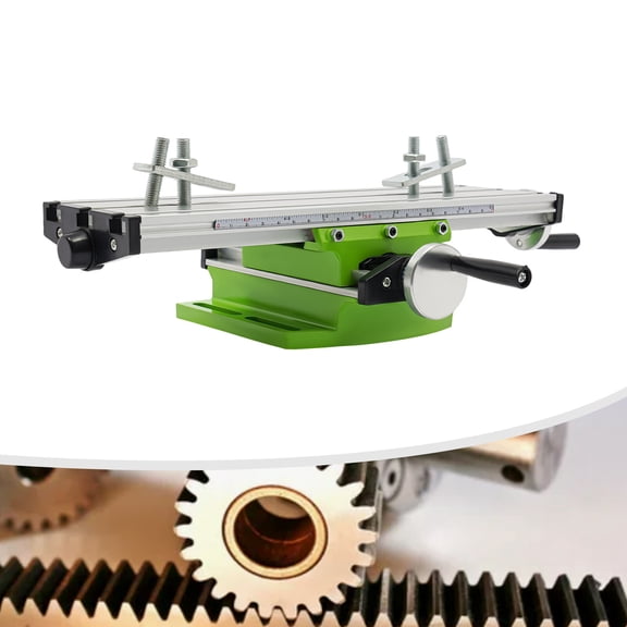 SENDERPICK Drill Press, Mini Multifunction Working Vise Table, Aluminum Cross Slide Table with Adjustable X-Y Axis, for Milling, Drilling