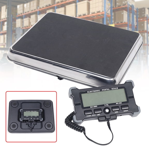 SENDERPICK Heavy-Duty Digital Metal Weighing Scale Industry Shipping Postal Scale 440 LBS Mail Letter Package Scale