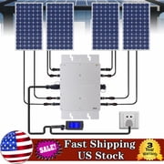SENDERPICK MPPT Solar Inverter, 1200W Grid Tie Pure Sine Wave Inverter with LCD Display, 1150W Rated Output for Home Solar Panel System, High Efficiency Power Transfer