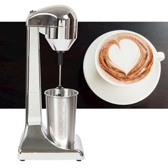 SENDERPICK Milkshake maker Drink Mixer Stainless Steel Milk Mixer 2-Speed Shake Drink Combination Stirring Frother with Cup 500 ml/28.16 oz (23,000 rpm)