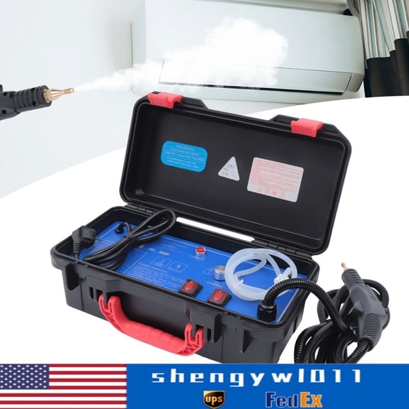 SENDERPICK Portable Steam Cleaner High Pressure Steam Cleaning Machine 1700W Commercial Steam Cleaning System Automatic Pump Steam Washer For Kitchen Bathroom Car Seat Furniture Floor 110V