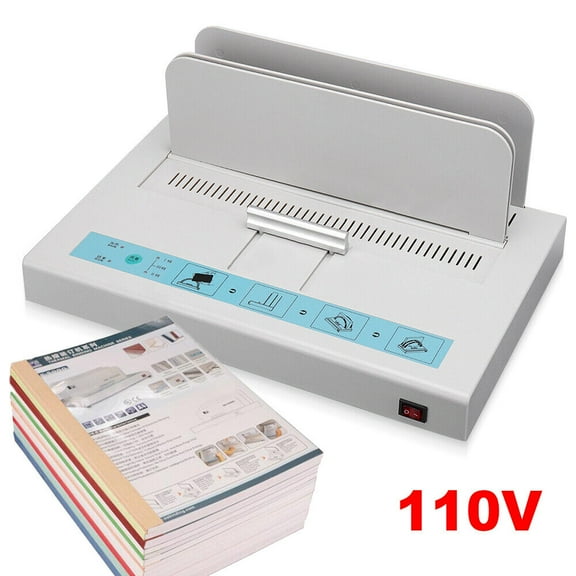 SENDERPICK Thermal Binding Machine, 110V Hot Glue Binding Machine A4 Document Heat Binder