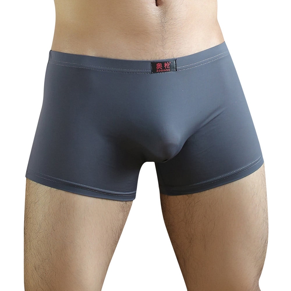 Mens Sexy Pouch Mini Boxer Underpants Low Waist Trunk Shorts Classic  Underwear 