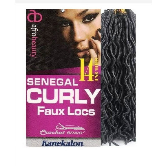 SENEGAL CURLY FAUX LOCS 14" Color 30 - AFRO BEAUTY COLLECTION