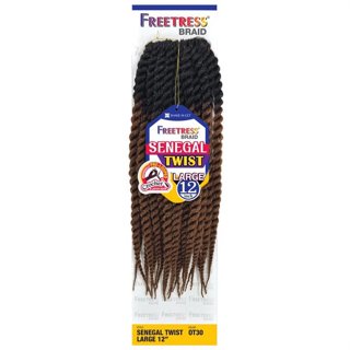 Freetress Braid Synthetic Hair Braid - 3X French Curl 22 (Color:1 JET  BLACK) 