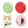 thumbnail image 1 of SENHAWK 3 Pack Paw Print Silicone AirTag Holder for Pet Collars, Compatible with Apple AirTag, Mini Glow in Dark Anti-Lost Tracker Cover, Bite Resistant Protective Case for Cats & Small Dogs, 1 of 5