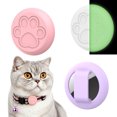 thumbnail image 1 of SENHAWK 3 Pack Paw Print Silicone AirTag Holder for Pet Collars, Compatible with Apple AirTag, Mini Glow in Dark Anti-Lost Tracker Cover, Bite Resistant Protective Case for Cats & Small Dogs, 1 of 5