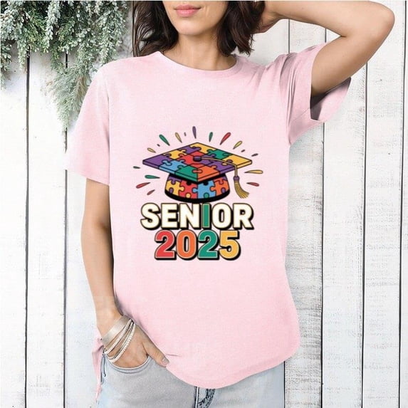 SENIOR 2025 GRADUATION CLASS OF 2025 Student School T-Shirt, for men & women, up to size 5XL