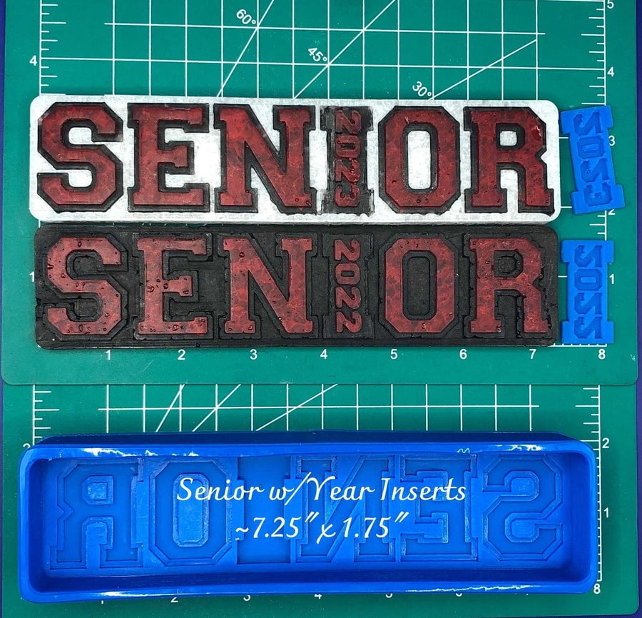 SENIOR Silicone Freshie Mold with 4 year inserts