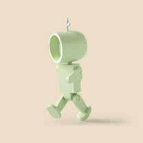 SENIURIS Funny Magnetic Night Light Cute Mini LED Table Lamp. Adorable Desk Lamp Night Lights Nightstand Decorative for Room Decor. (Circle, Green)