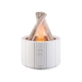 thumbnail image 1 of SENIURIS Mini Bonfire Humidifier Aromatherapy Oil Diffuser for Essential Oils, Remote Control 250ml Wood Shape Cool Mist Humidifier.(White), 1 of 8